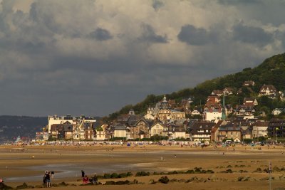 The Cabourg beach