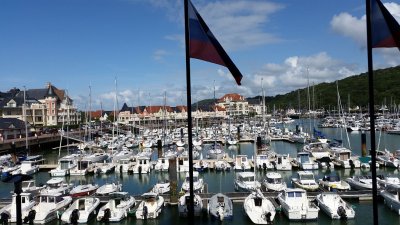 The meeting point at Dives sur Mer