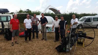 Dan, Fix, Richard, Rupert, Alain, Patrice et JJ