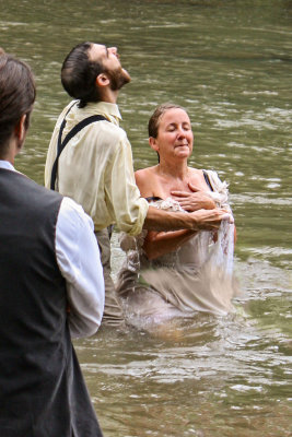 Old time baptism
