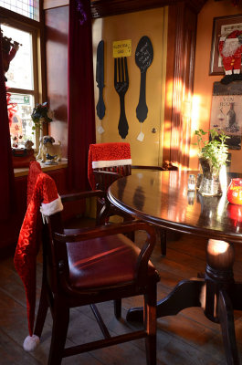 Christmas interior in a pub