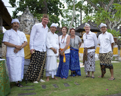 Hellmut Issels, Bali, The Oberoi, Full Moon Blessing, Nov. 2012