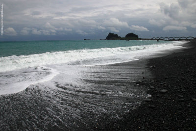 Beach on east coast of Taiwan