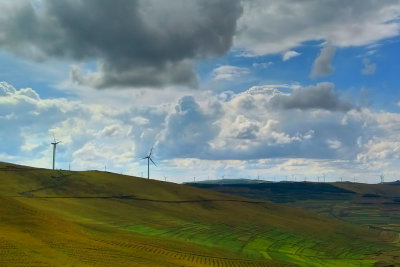 Wind farm in northern China
