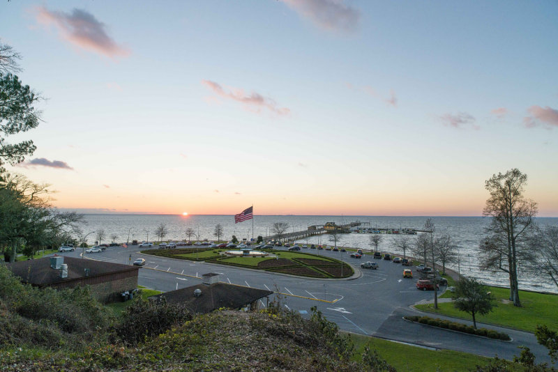 Fairhope Pier from the bluff