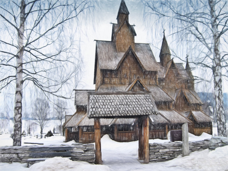 Snow Church - Norway