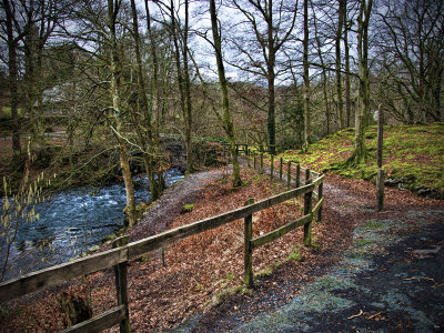 Path over River Rothay, Rydal 