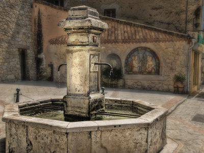 Fountain at Grimaud