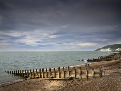Groynes leading to Seven Sisters