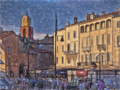 Late evening - St Tropez quayside