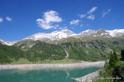 arrivo al Lago di Neves
