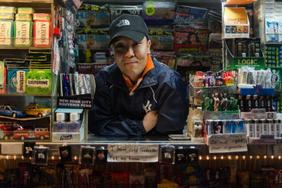 Cheerful Vendor