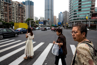 Crosswalks mean nothing in Shanghai or most of China. Pedestrian beware. CZ2A5173.jpg