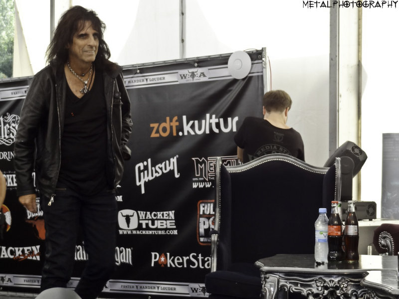 Alice Cooper press conference