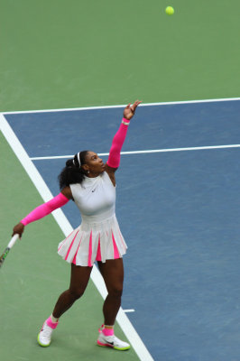 Serena focused