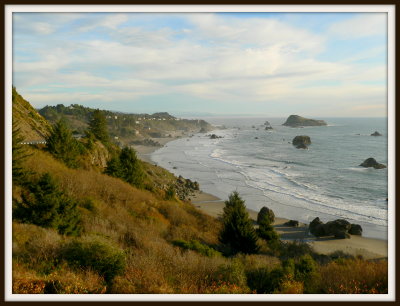 Low tide in the afternoon at Rainbow Rock