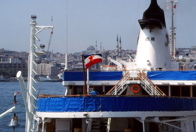 Istanbul from Black Sea via Adriana ship