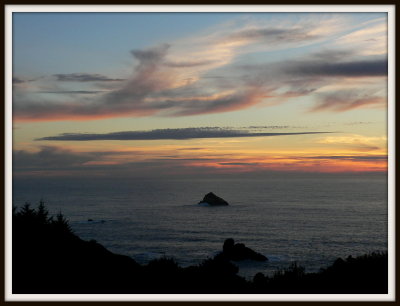 Sunset comes to Rainbow Rock Condo