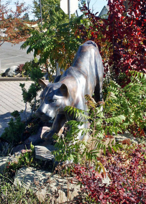 Slinking Puma Sculpture