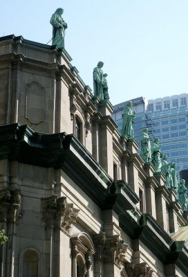 Montreal rooftop sculptures