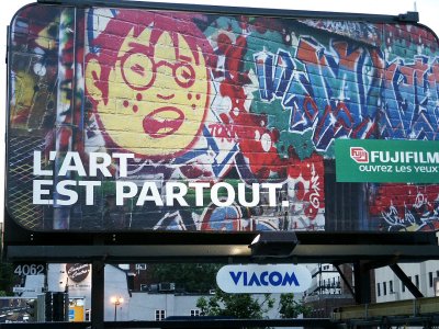 L'art est partout wall art