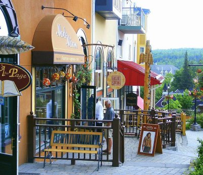 Quebec Tremblant Village Tourist Stores