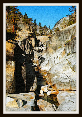 Yosemite Carved Glacial marks