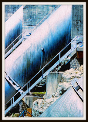 Shasta Dam Turbine Outlet Pipes