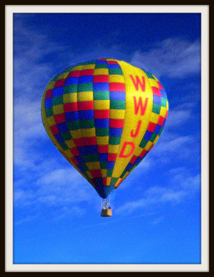 WWJD Hot Air Balloon