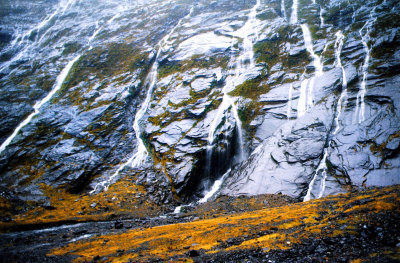 New Zealand Milford Sound  mini falls