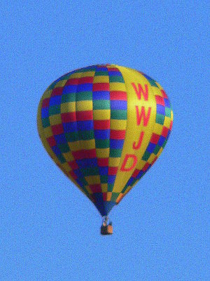 WWJD Hot Air Balloon