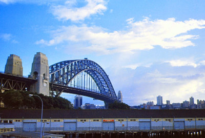 Sydney Bridge from dock area