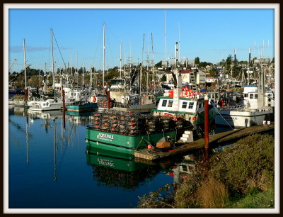 Nested fishing boats