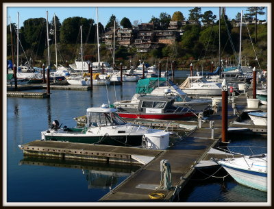 Inner harbor boat dock