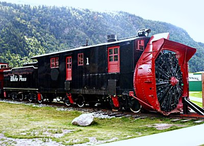 White Pass Train Snow Blower
