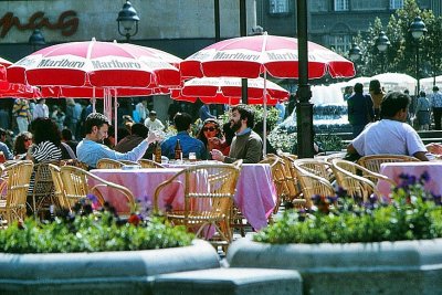 Belgrade outdoor restaurant
