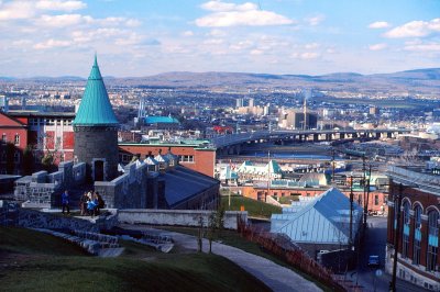 Old Quebec Fort Overlook of City