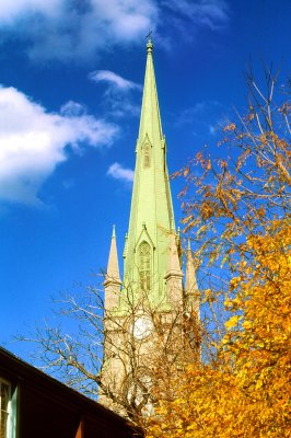 Old Quebec Church Spire