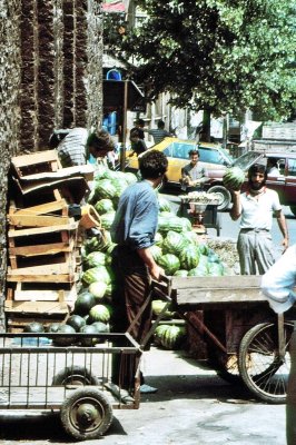 Istanbul Watermelon Vendor