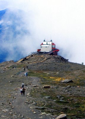 Jasper Tramway Stop on top