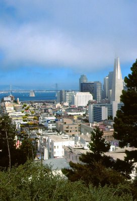 San Francisco view of Financial District
