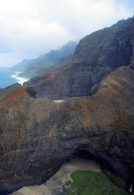 Hawai from helicopter