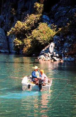 Shasta Fishermen Trolling