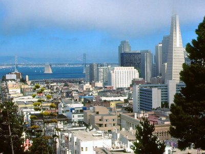 San Francisco view of Financial District