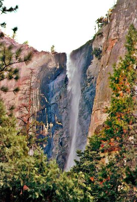 Yosemite Bridal Veil Falls Closeup