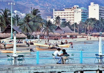 Acapulco beach scene