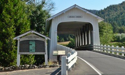 Grave Creek Bridge Scene