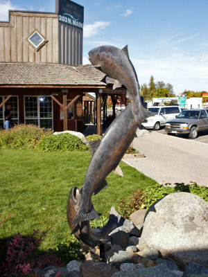 Jumping Fish Sculpture