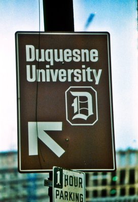Duquesne University Sign