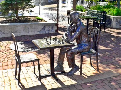Vogel Plaza Chess Player-001